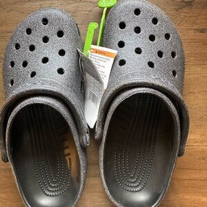 Women’s Glitter Clogs - Silver